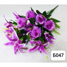 Б047 Букет лилия-роза